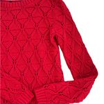 Tommy Hilfiger Women's Vibrant Red Knit Sweater Photo 4