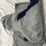 NU Blend Grey and Dark blue  hoodie Photo 0