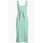Rails NWT  Meg Stripe Tie Waist Cotton Green Dress Size 2X Photo 2