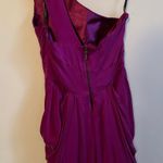 Bebe - One Shoulder Purple Mini Dress Photo 9