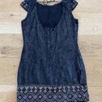 All Saints Black Paloma Cap Sleeve Sequin Lined Mini Cocktail Dress in Black and Photo 5