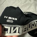 Under Armour  Black Sports Bra with White Band Photo 2