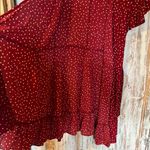 Red Polka Dot Wrap Dress Photo 3