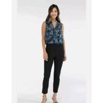 CAbi High-Rise Black Dinner Career Cropped Ankle Dress Pant Trouser, 10 Photo 9