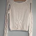 Vintage Havana Cream Cable Knit Sweater Photo 0