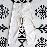 MOTHER Denim Mother The Major Zip Ankle Pant in Chalk It Up Oat Oatmeal Size 28 Photo 9