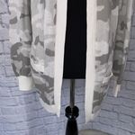 EXPRESS women S 100% cotton camo print open front cardigan w/pockets Photo 1