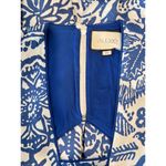 Alexis Womens Dress Blue Marianna Printed Poplin Midi Floral Fit Flare Medium Photo 4