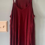 Garage Red Maroon Cold Shoulder Shirt Photo 0