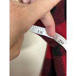 Lee Rider Red and Black Buffalo Plaid Flannel Women's Size Medium Photo 4