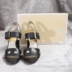 Michael Kors Edgy  Studded “Linden” Block Heel Sandals Sz 8 Photo 1
