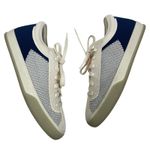 Rothy's  The Lace Up Sneaker Knit Fabric Navy Orange Size 7 Limited Edition Photo 5