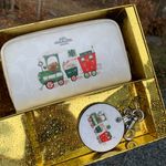 Coach Limited EDITION 😞Authentic Leather Train cosmetic cs/Keychain Photo 1