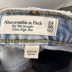 Abercrombie & Fitch The 90’s Straight Ultra High Rise Curve Love Jeans Size 24 Photo 5