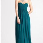 Donna Morgan Strapless Teal Dress Photo 0