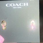 Coach  earrings never worn new with tags Photo 0