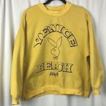 PacSun PLAYBOY by yellow Venice Beach sweatshirt size medium Photo 0