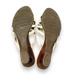 Naturalizer Beige Leather Open Toe Strappy Slip On Heel Sandals Sz 8 Photo 6