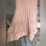 Wild Fable 100% Cotton Gauze Summer Dress Mini Smocked Coquette Cottagecore Babydoll Tiered Photo 5