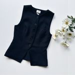 Aritzia Wilfred Regal Vest (Re)ssential Black Photo 8