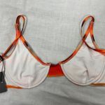 Pretty Little Thing NWT Orange Ombre Underwired Bikini Top Photo 3