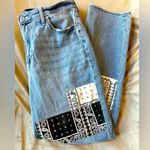 Hollister  Distressed bandana patch jeans Size 13R Photo 0