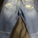 Daytrip  Blue Skinny Jeans with Vintage Distress Photo 2