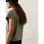 Athleta XL Classic Slub Tee Moss Green X-Large 624101012 Photo 2