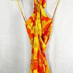 Faithfull the Brand  Odette Tropical Print Mini Halter Dress Photo 7