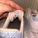 Adidas Womens Neo Grand Court Zebra Tennis Shoes Purple Aqua Size 6.5 Photo 6