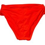 La Blanca  Women's Coral Red Bikini Bottom Size 6‎ Solid Swimwear Photo 6