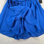 Lulus Royal Blue Surplice Romper Women's Small Wrap Belted V Photo 5