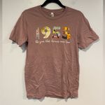 Disney Pink 1955 Small world California Adventure Disneyland short sleeve tee Photo 0