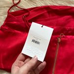 Nookie  Dream Draped Crop In Red Photo 3