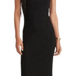 Marine layer  Lexi Ribbed Daytime Midi Dress Black Small Photo 0
