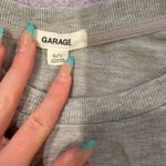Garage  Grey Crop Top Long Sleeve Photo 3