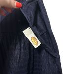Talbots Vintage Women Silk A Line Midi Skirt 20 Navy Textured Glam Quiet Luxury Photo 4