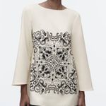 ZARA   NWT Printed Short oversized  kaftan Dress size XS Photo 1