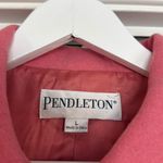 Pendleton 100% merino wool pink peacoat jacket L Photo 3