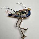Cynthia Chuang Jewelry 10 Artist Handmade Bird Whimsical Quirky Brooch Pin Photo 0