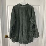 J. Jill Green Wide Wale 100% Cotton Corduroy Shaket Blazer Size XL Photo 1