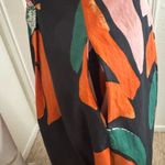 Bel Kazan Colorful Abstract Maxi Dress. #155 Black Size L Photo 10