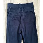 COS 2 High Waist Paper Bag Trouser Pants - Navy Blue Photo 5