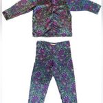 Victoria's Secret  vintage gold label jewel tone paisley print satin pajama small Photo 0