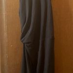 Alexander Wang .T Black Sleeveless Jersey Twist Mini Dress Photo 3