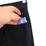 ZARA The Panelled Slim High Rise Slim Fit 4-Pocket Jeans Black Denim Size US 2 Photo 9