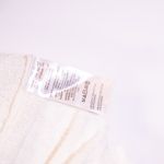 Free People  Cotton Blend Stretch Knit Scoop Neck Lettuce Bib Ruffle Hem Sweater  Photo 2