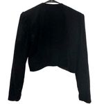 Vintage Black Velvet Karen Lucas for Niki Long Sleeve Cropped Shrug Jacket M Size M Photo 11