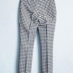 Theory  Black and White Gingham Classic Skinny Pant Photo 5