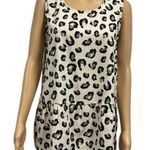 Buddy Love Sleeveless Animal Print Lightweight Blouse Tank Womens Large Photo 2
